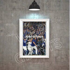 DODGERS BACK TO BACK CHAMPS 11x17 Art Print